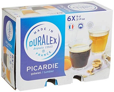 Foto 4 | Juego de 6 vasos Duralex Picardie Clear Made in France 3-1/8 oz