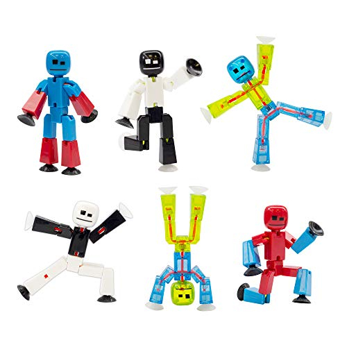 Venta Internacional - Zing Stikbot Series 4 - Juego De 6 Figuras De Color Para Animación De Stop Motion - En Em