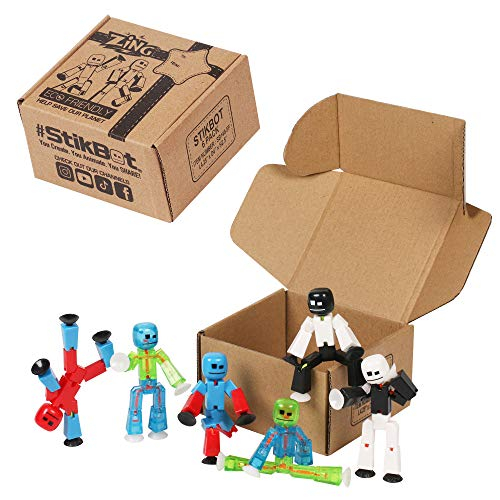 Foto 2 | Venta Internacional - Zing Stikbot Series 4 - Juego De 6 Figuras De Color Para Animación De Stop Motion - En Em