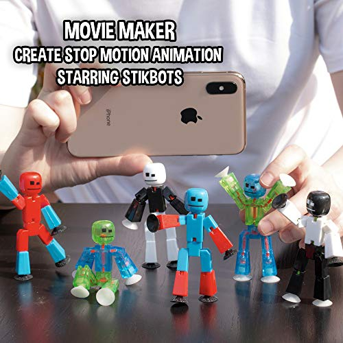 Foto 5 | Venta Internacional - Zing Stikbot Series 4 - Juego De 6 Figuras De Color Para Animación De Stop Motion - En Em