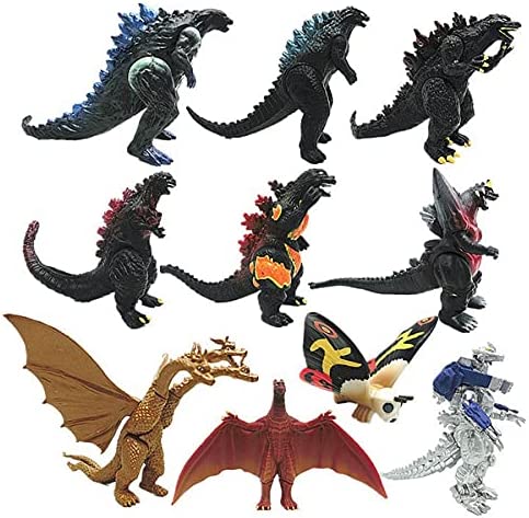 Foto 3 pulgar | Venta Internacional - Set de 10 Figuras de Acción de Godzilla 2021: El Rey de los Monstruos