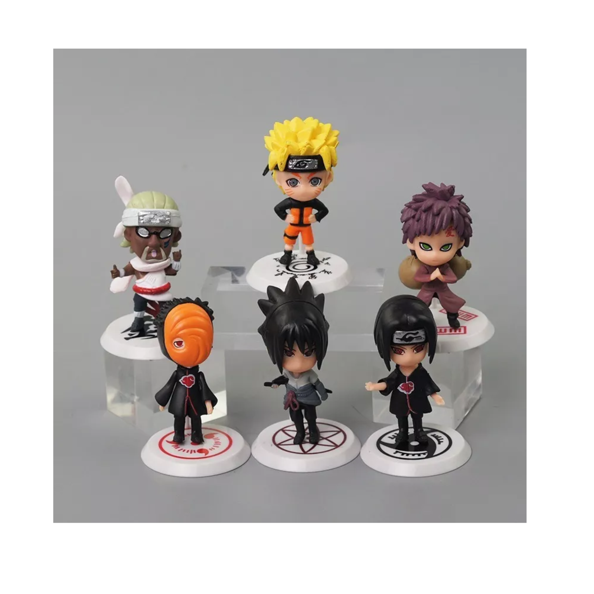 Foto 5 pulgar | Paquete De 6 Figuras De Acción De Pvc De Naruto Anime