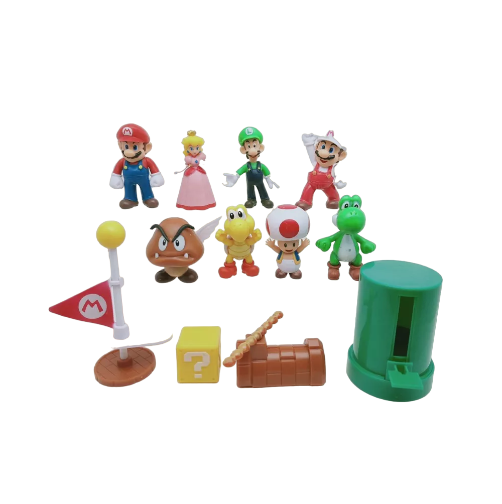 Figuras Super Mario Bros Juguetes Coleccionables 12 Piezas