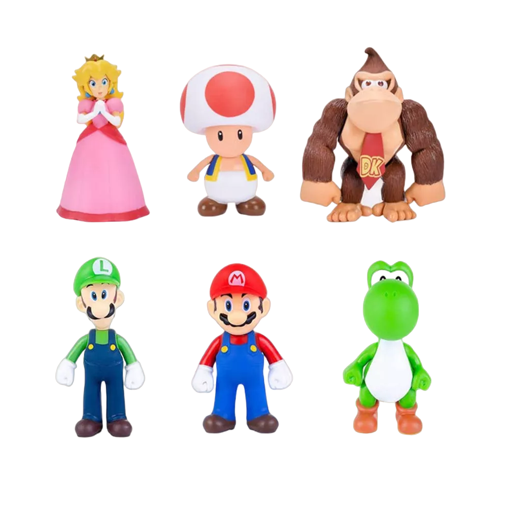 Figuras Super Mario Bros Juguetes Coleccionables 6 Piezas