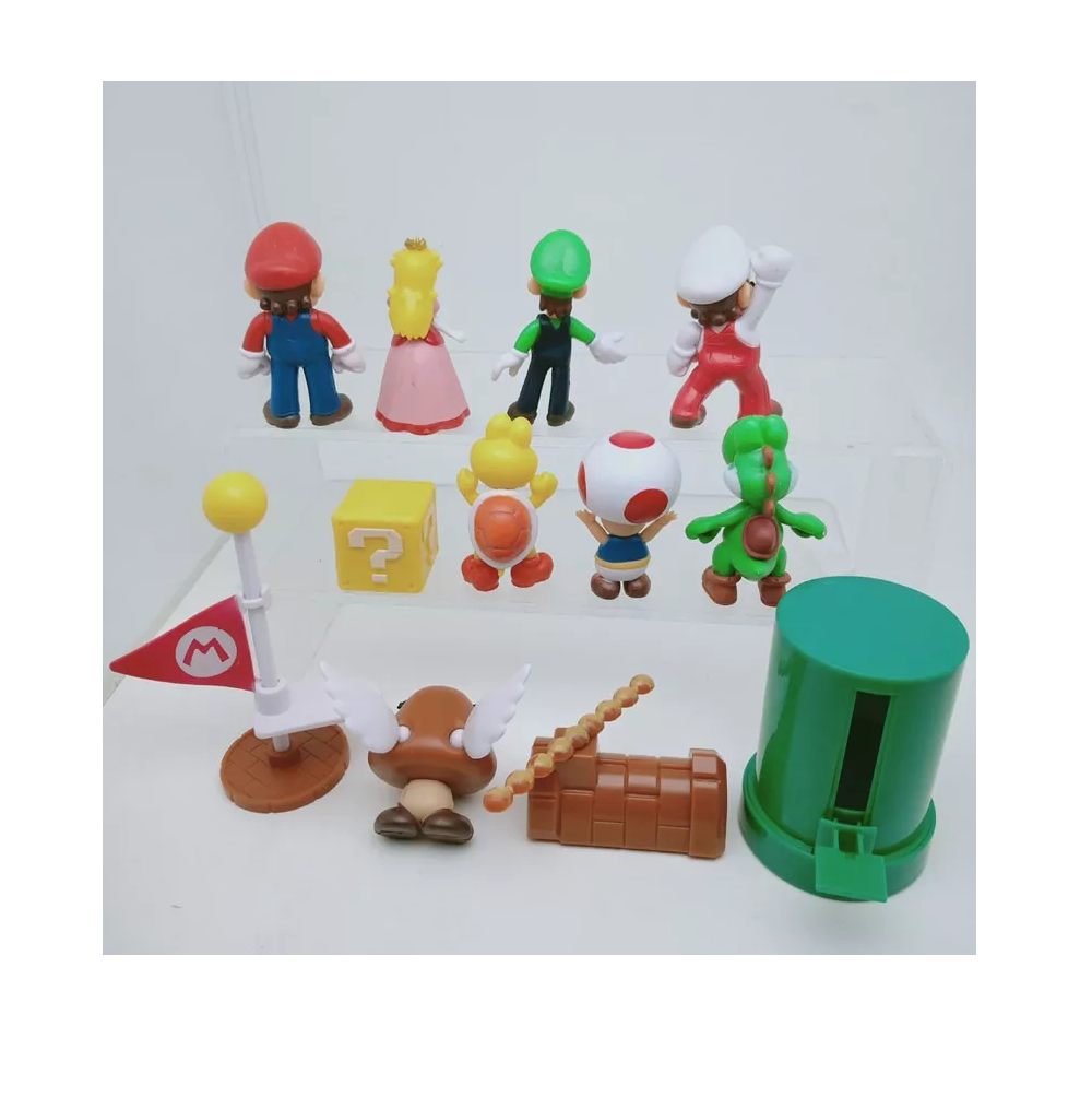 Foto 2 | Figuras Super Mario Bros Juguetes Coleccionables 12 Piezas