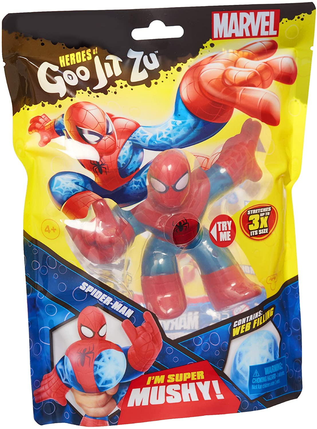 Foto 5 pulgar | Figura Heroes Of Goo Jit Zu Spider-Man-Venta Internacional