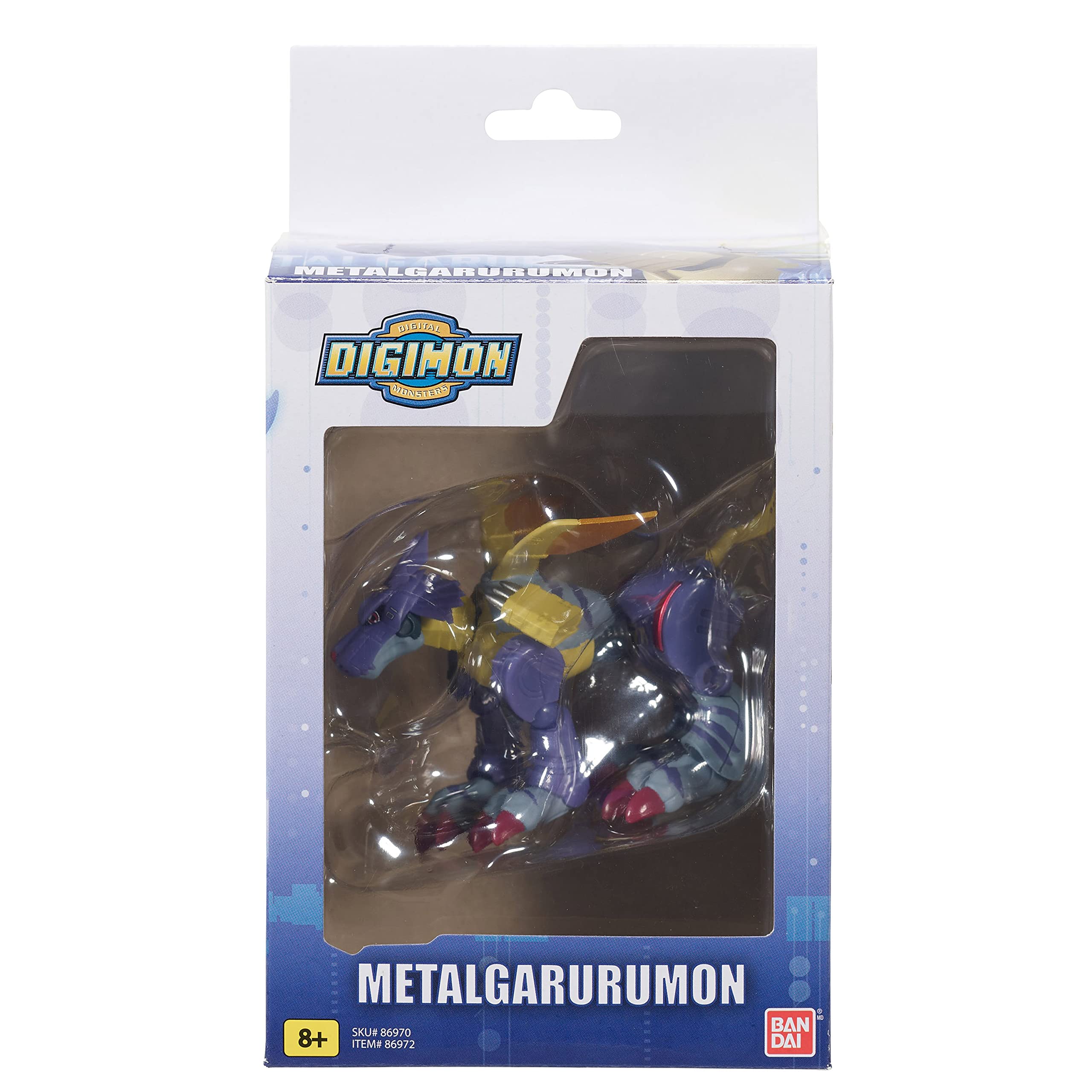 Foto 9 pulgar | Venta Internacional - Figura de Acción Garurumon de Metal Digimon Shodo 3.5 Pulgadas