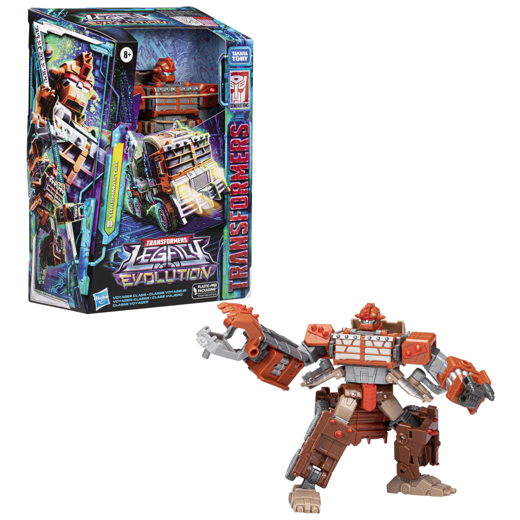 Foto 4 | Venta Internacional - Figura De Acción Transformers Trashmaster Legacy Evolution Voya