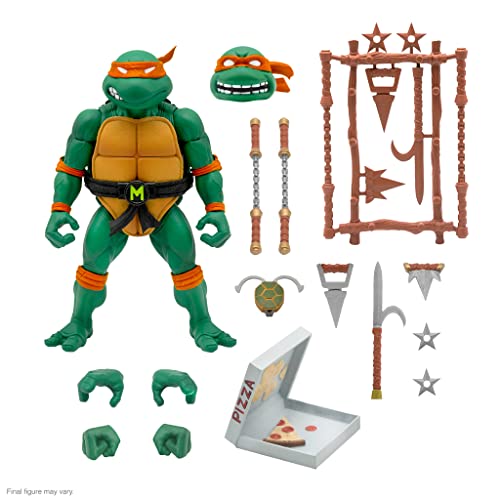 Foto 2 pulgar | Venta Internacional - Figura de Acción Super7 Teenage Mutant Ninja Turtles Michelange