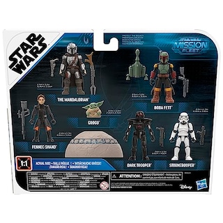 Foto 5 | Venta Internacional - Figura De Acción Star Wars Mission Fleet Mandalorian 6,5 Cm