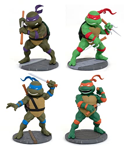 Foto 2 pulgar | Venta Internacional - Figura de Acción Diamond Select Toys Teenage Mutant Ninja Turtles 4 Piezas