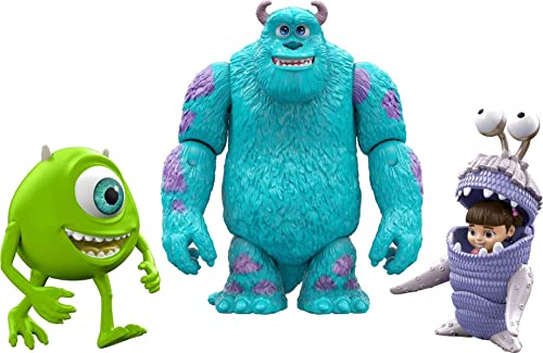 Venta Internacional - Figuras de Acción Mattel Disney Pixar Monsters, Inc Storyteller 3 Piezas