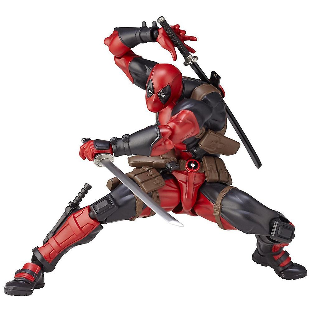 Foto 2 | Venta Internacional - Figura de Acción Deadpool con Cara Extraíble Reemplazable