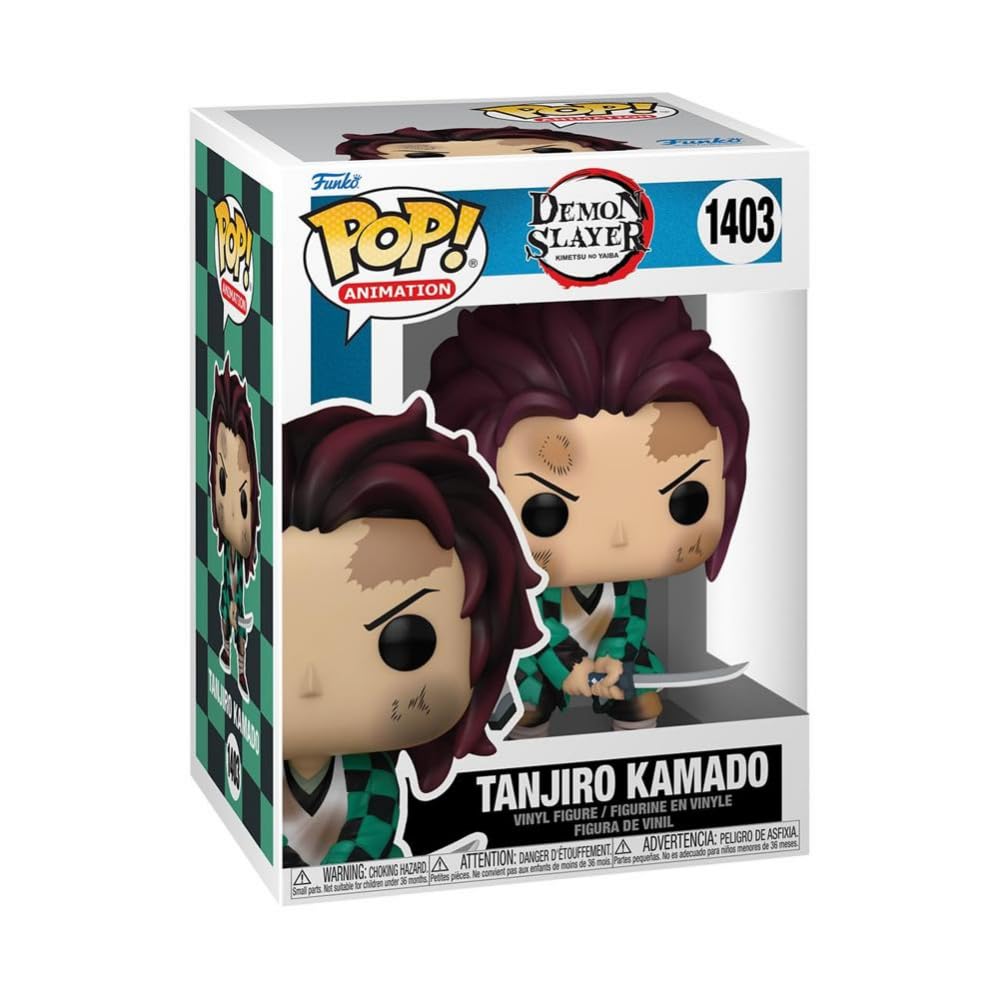 Foto 2 pulgar | Venta Internacional - Figura de Vinilo Funko Pop! Animación: Demon Slayer Tanjiro Kamad