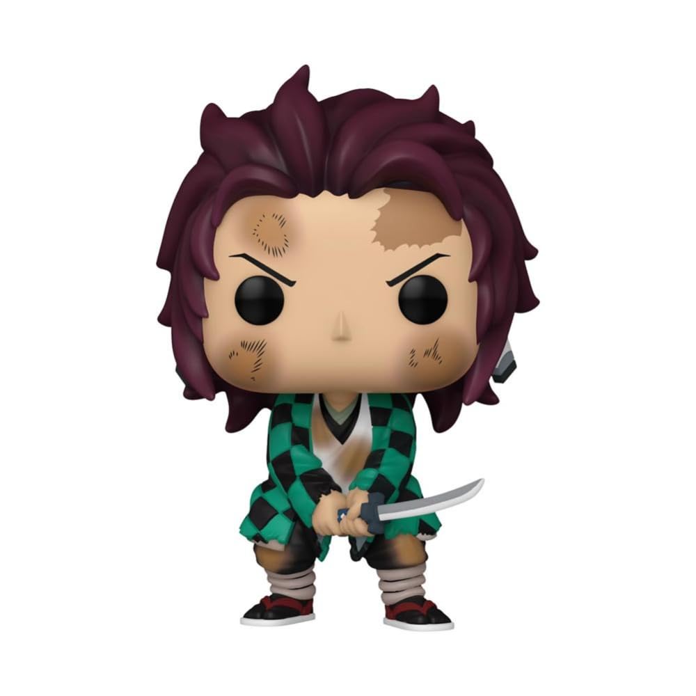 Foto 3 pulgar | Venta Internacional - Figura de Vinilo Funko Pop! Animación: Demon Slayer Tanjiro Kamad