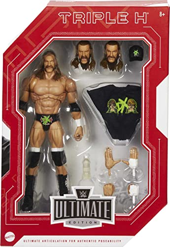 Foto 7 pulgar | Venta Internacional - Figura de Acción Mattel Wwe Triple H Ultimate Edition