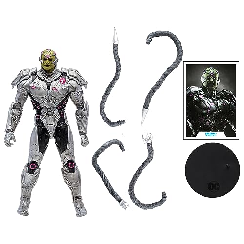 Foto 5 pulgar | Venta Internacional - Figura de Acción Mcfarlane Toys Dc Multiverse Brainiac