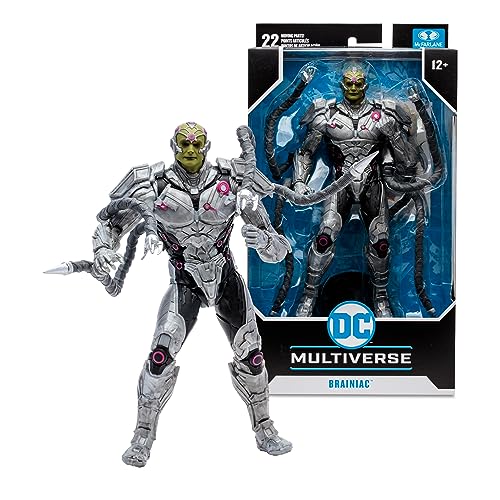 Foto 9 pulgar | Venta Internacional - Figura de Acción Mcfarlane Toys Dc Multiverse Brainiac