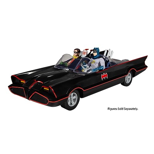 Foto 3 pulgar | Venta Internacional - Batmóvil Retro Batman 66 Pies Mcfarlane Toys Dc