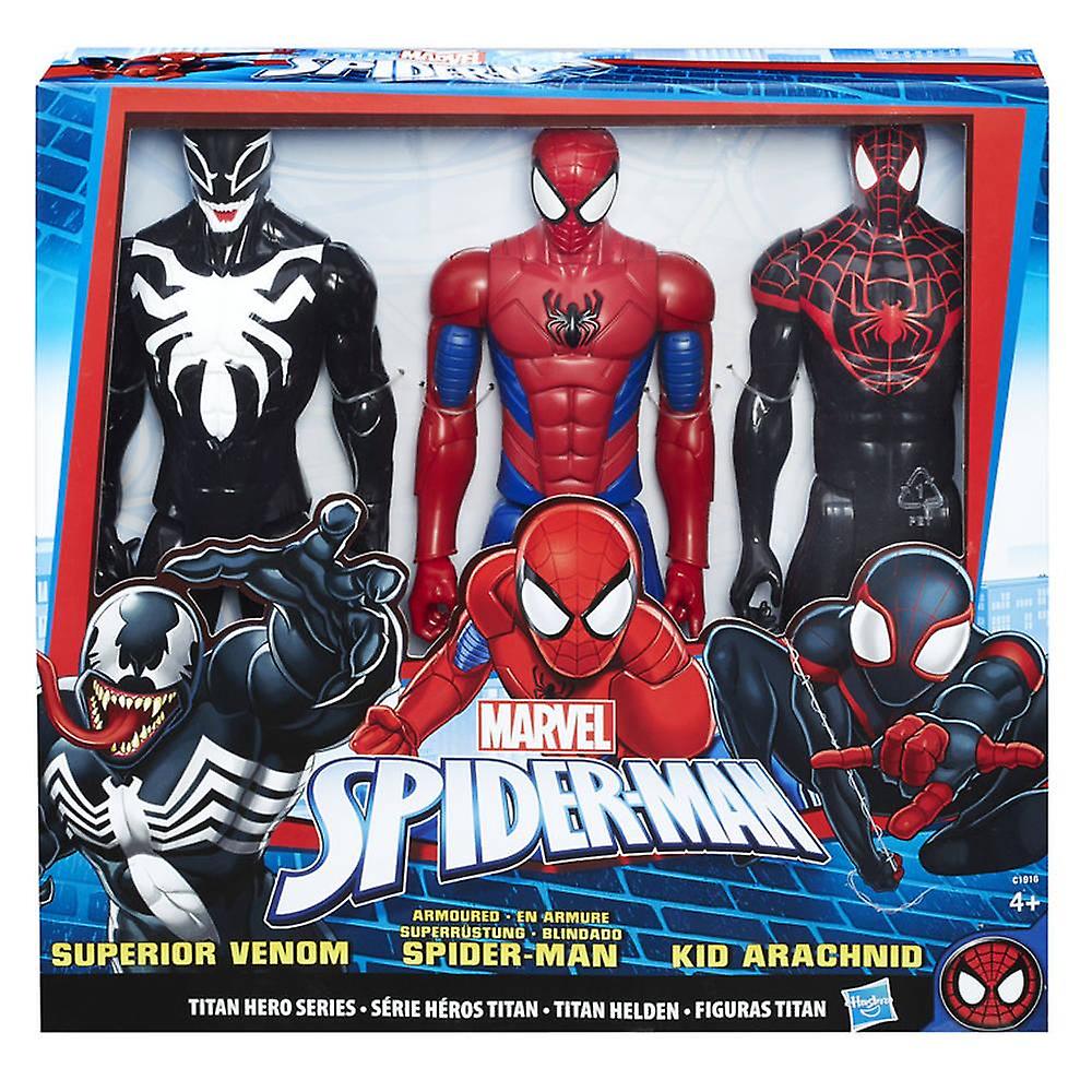 Foto 2 | Venta Internacional - Figuras de Acción Hasbro Spider-man Titan Hero Series 3 Piezas