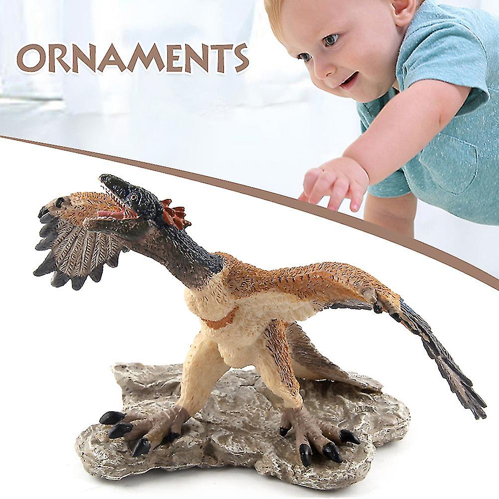 Foto 4 pulgar | Venta Internacional - Figura De Acción Decorativa De Pvc Macizo Con Diseño De Dinosaurio Sajy
