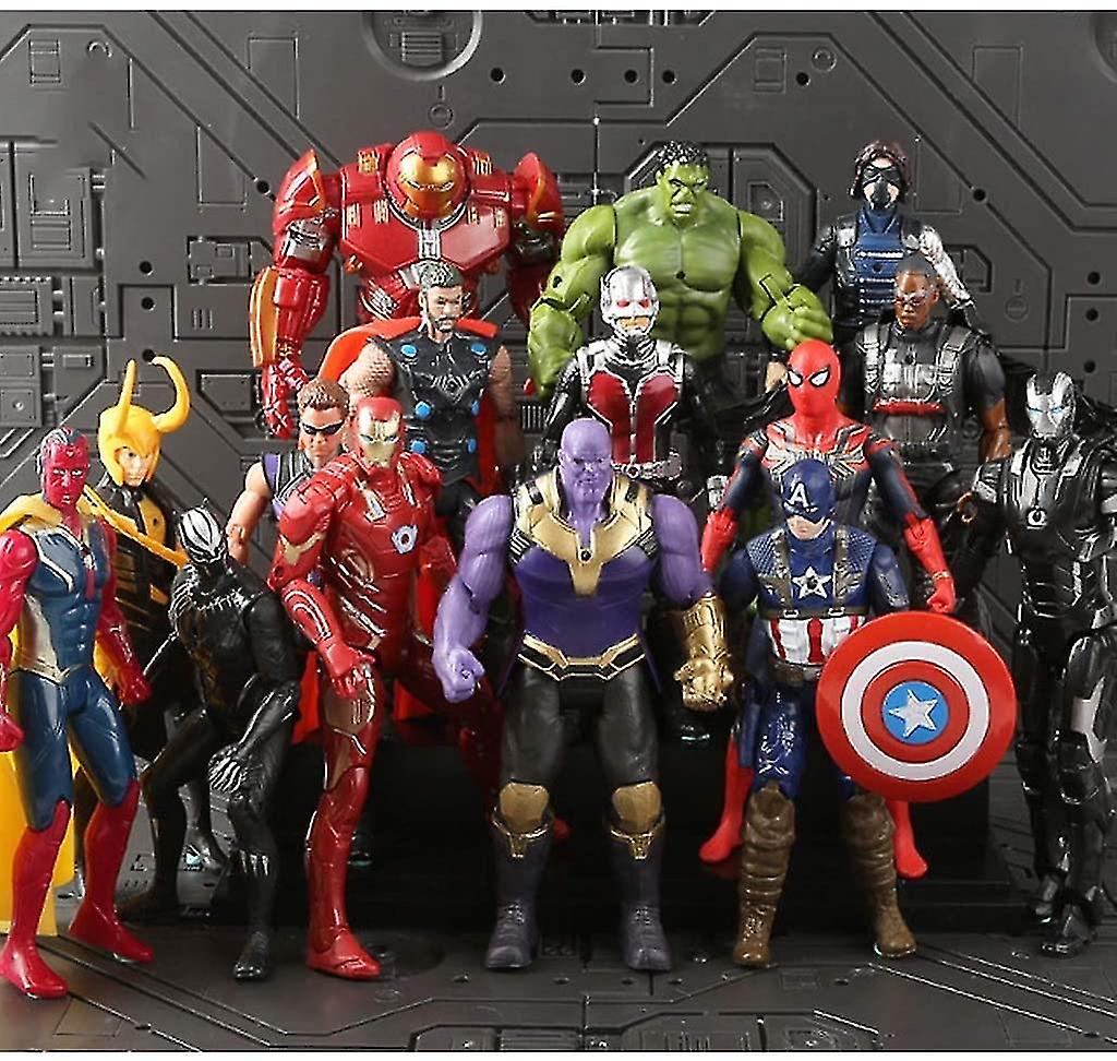 Foto 2 | Venta Internacional - Figuras De Acción Sajy Superhero Hero, 15 Personajes, 15-17 Cm