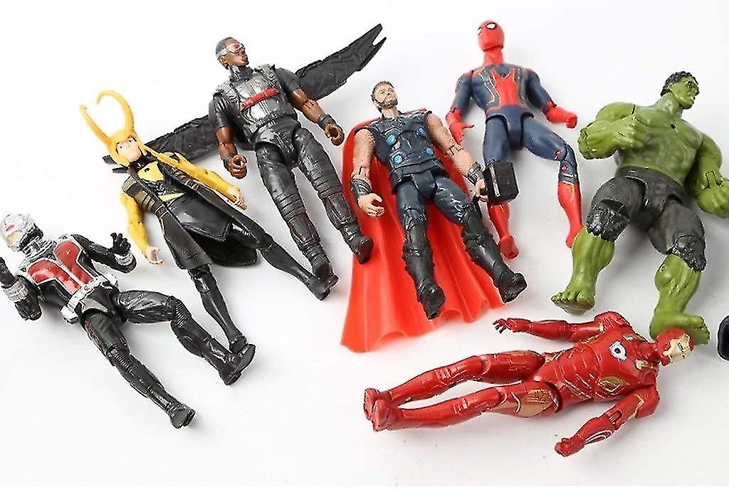 Foto 6 pulgar | Venta Internacional - Figuras De Acción Sajy Superhero Hero, 15 Personajes, 15-17 Cm