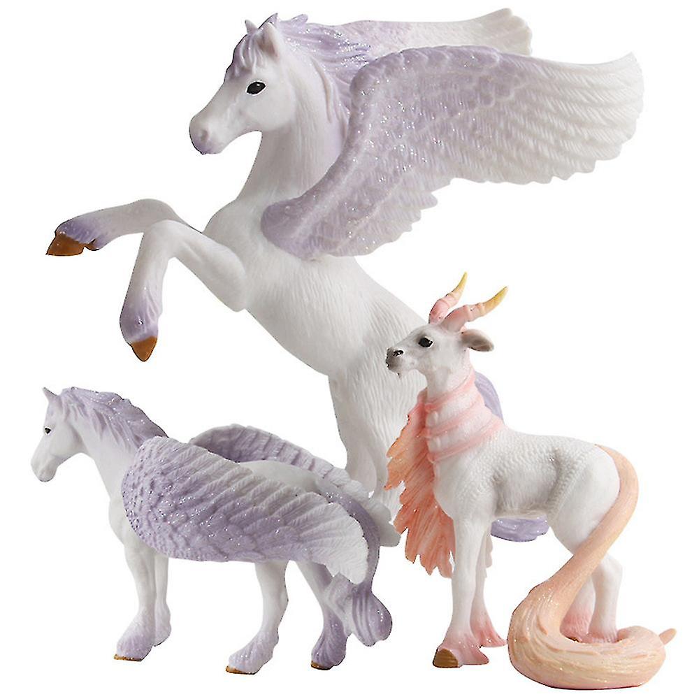 Foto 4 | Venta Internacional - Figura De Acción Sajy Pegasus Unicorn, Diseño De Unicornio, De Pvc Macizo, Decoración De Escri