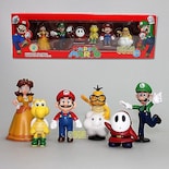 Venta Internacional - Figura De Pvc Sajy Super Mario Bros., 6 Piezas, Juguetes De Acción De 3 A 7 Cm