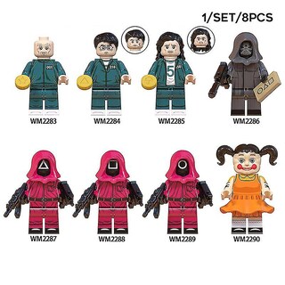 Foto 1 | Venta Internacional - Colección De Minifiguras: Juguetes, Personajes De Sajy Squid Games