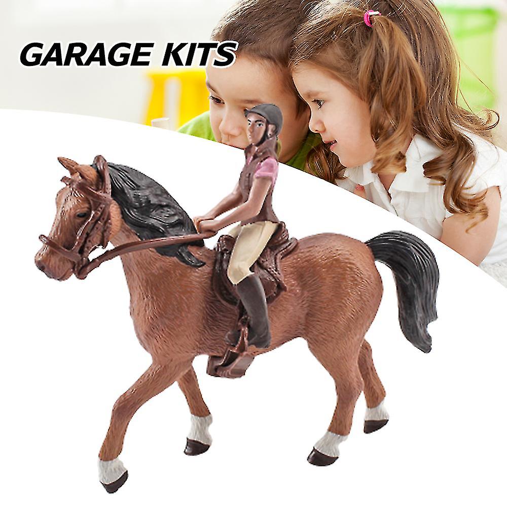 Foto 4 pulgar | Venta Internacional - Figura De Acción Con Adorno Decorativo De Sajy Lady Montando A Caballo