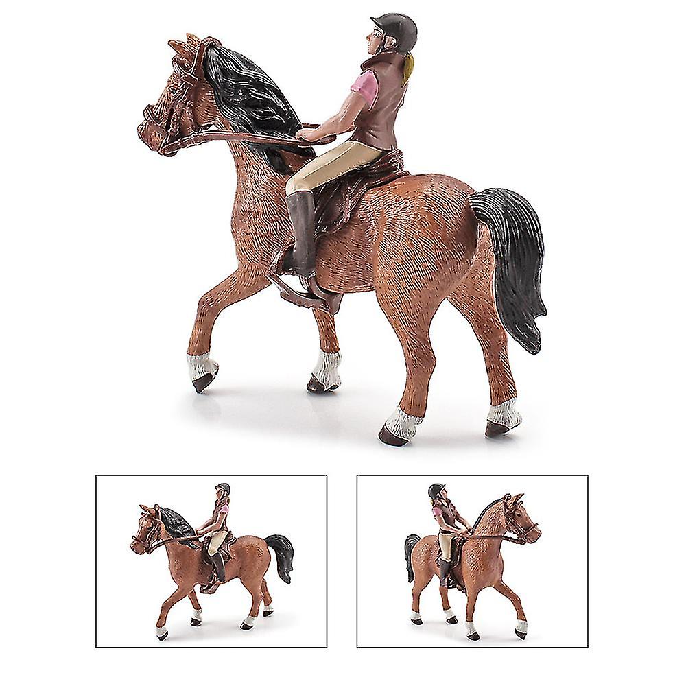 Foto 5 pulgar | Venta Internacional - Figura De Acción Con Adorno Decorativo De Sajy Lady Montando A Caballo