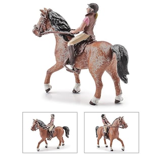 Foto 4 | Venta Internacional - Figura De Acción Con Adorno Decorativo De Sajy Lady Montando A Caballo