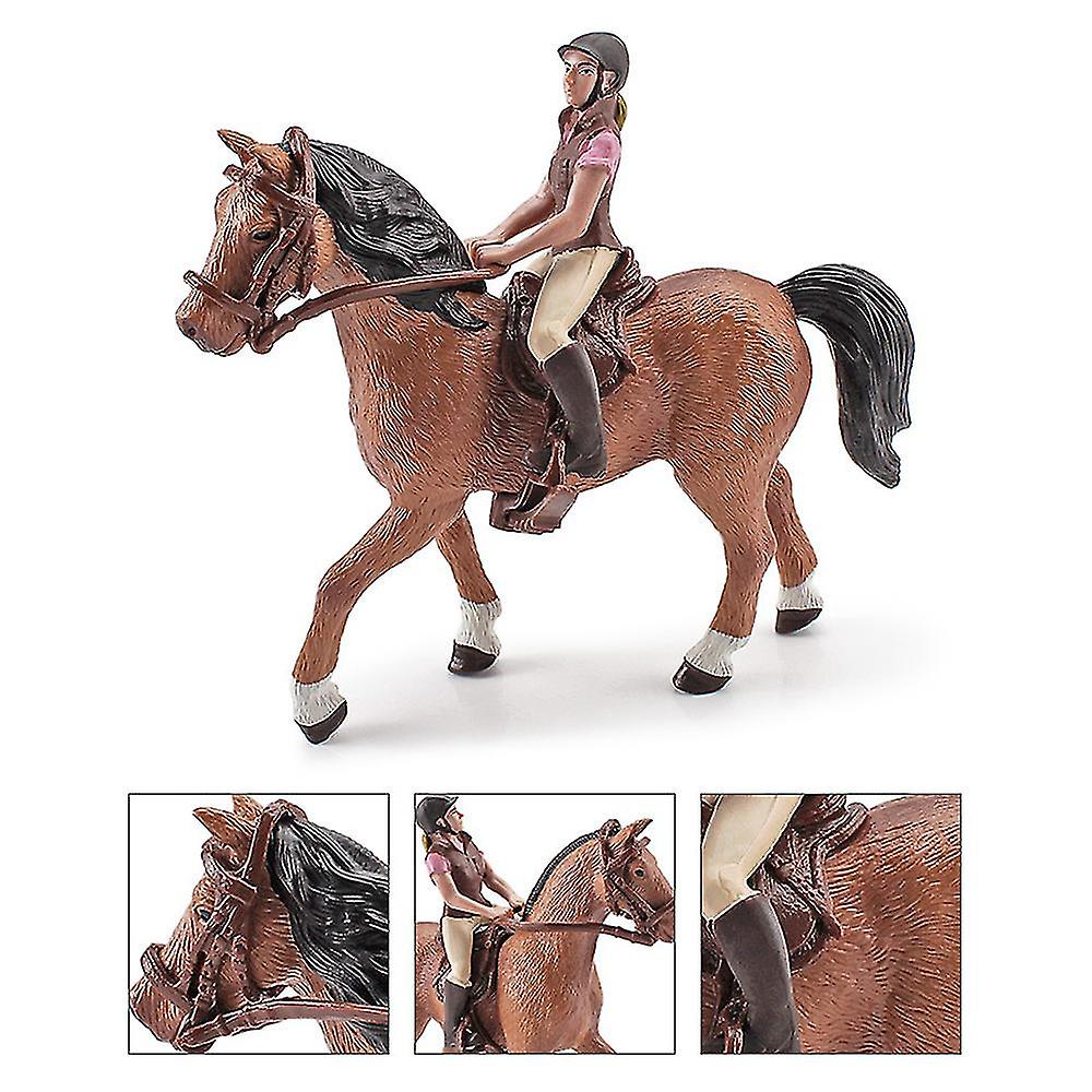 Foto 2 pulgar | Venta Internacional - Figura De Acción Con Adorno Decorativo De Sajy Lady Montando A Caballo