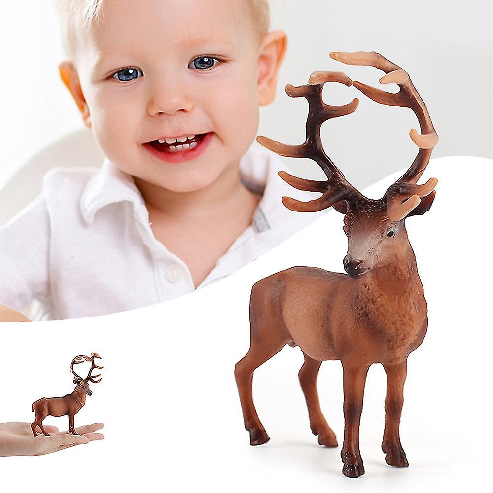 Foto 3 pulgar | Venta Internacional - Figura De Acción De Pvc Macizo Sajy Reindeer Con Adorno Decorativo