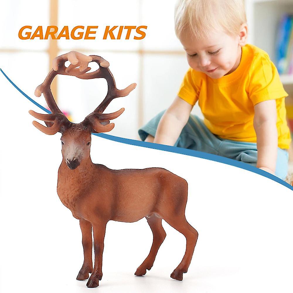 Foto 4 pulgar | Venta Internacional - Figura De Acción De Pvc Macizo Sajy Reindeer Con Adorno Decorativo