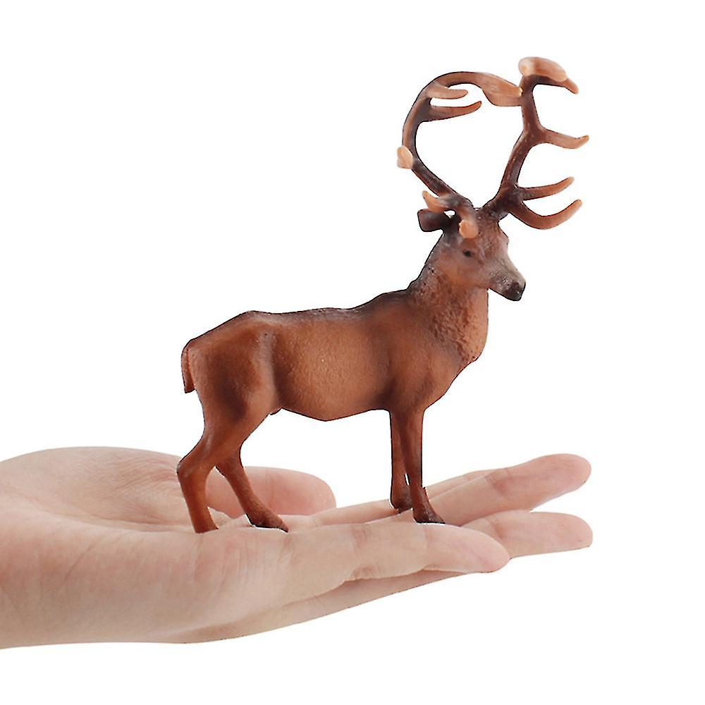 Foto 5 pulgar | Venta Internacional - Figura De Acción De Pvc Macizo Sajy Reindeer Con Adorno Decorativo