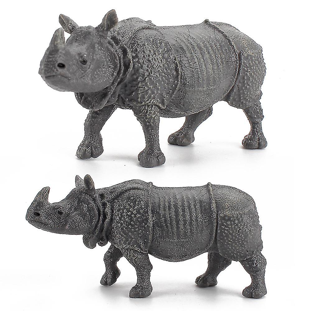 Foto 2 pulgar | Venta Internacional - Figura De Acción De Pvc Macizo Sajy Rhino Con Ornamento Decorativo