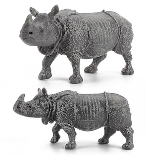 Foto 1 | Venta Internacional - Figura De Acción De Pvc Macizo Sajy Rhino Con Ornamento Decorativo