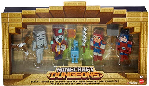 Foto 7 pulgar | Venta Internacional - Paquete De Batalla Toy Mattel Para Minecraft Dungeons Desert Temple