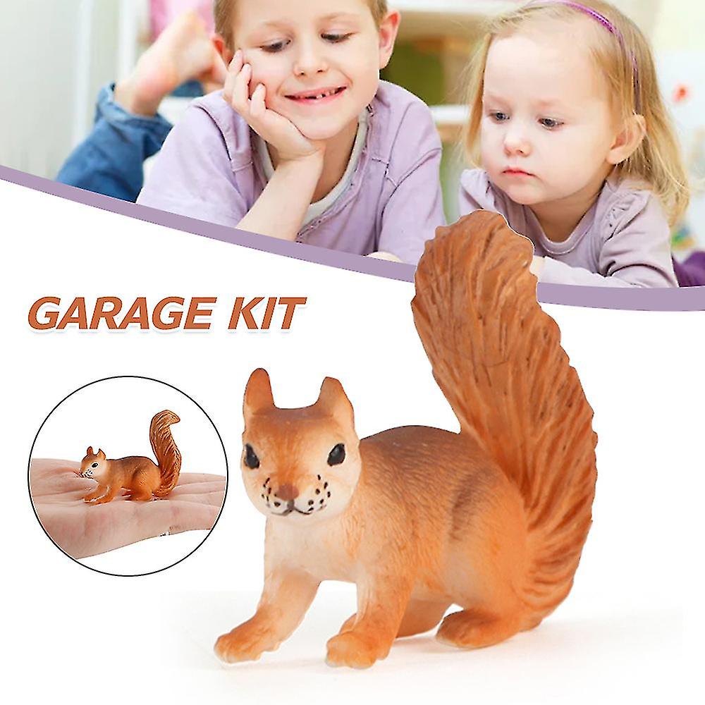 Foto 3 pulgar | Venta Internacional - Figura De Acción Sajy Squirrel, Adorno De Pvc Macizo Para Decoración De Escritorio