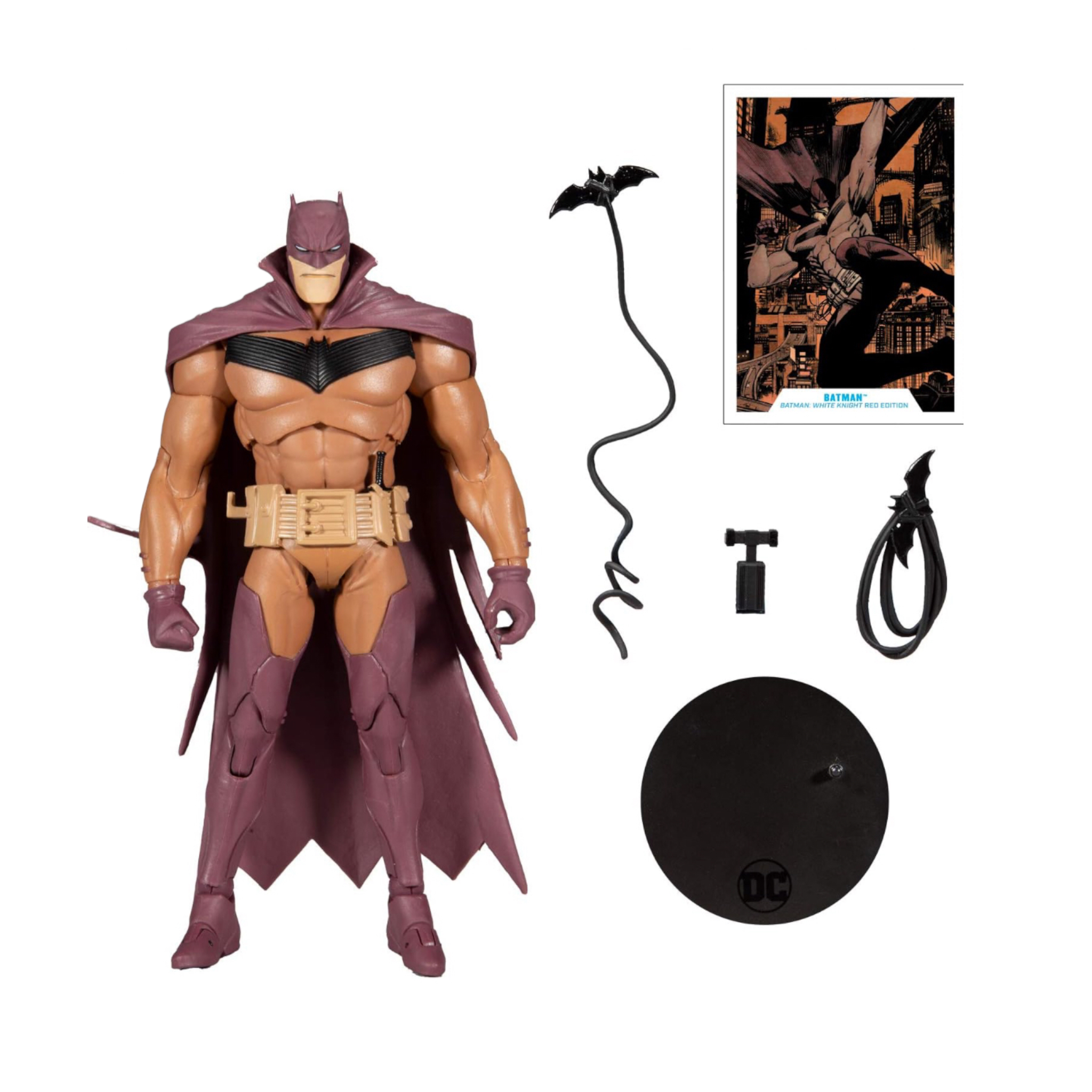 Foto 4 pulgar | Mcfarlane Multiverse Batman White Knight Dc