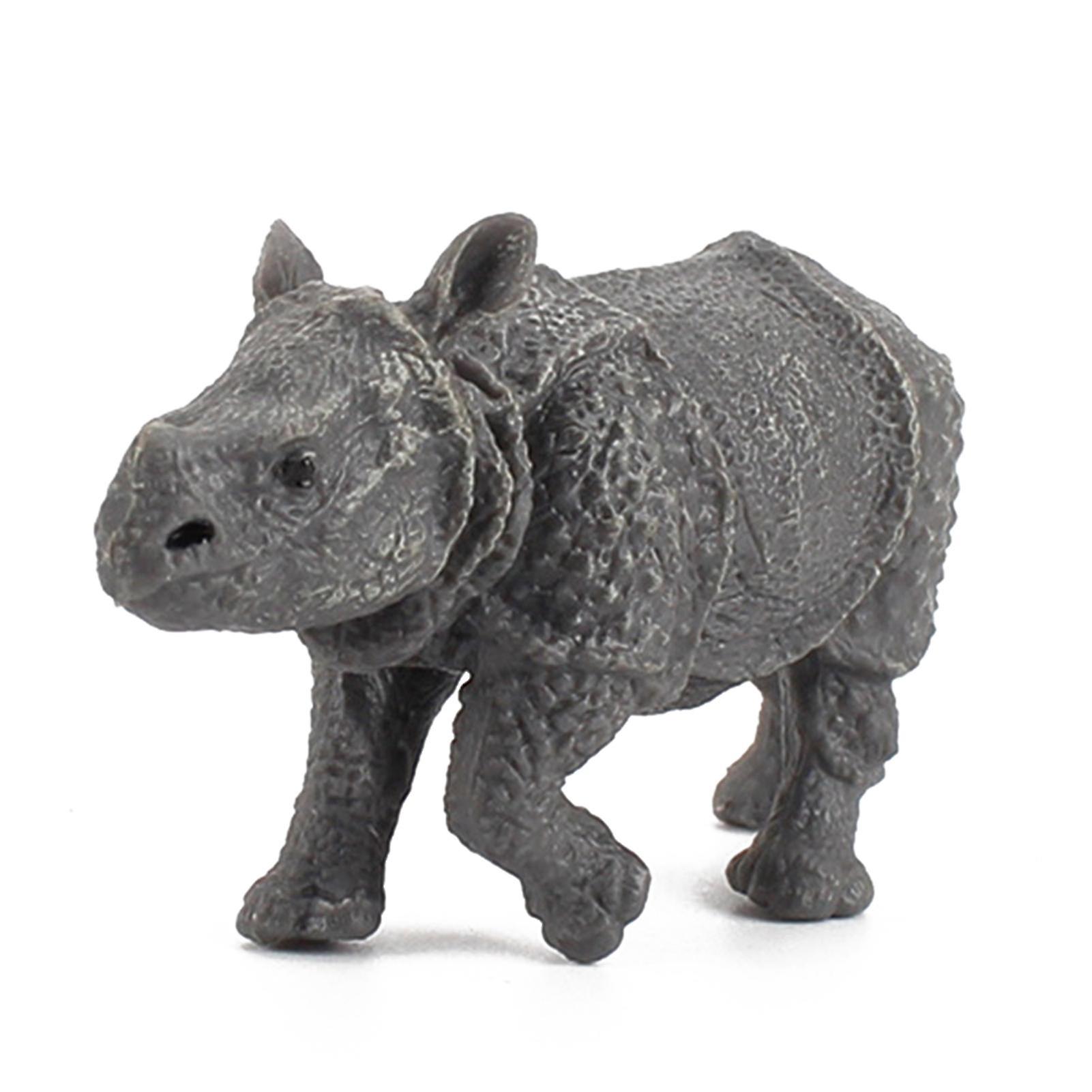 Foto 2 pulgar | Venta Internacional - Figura De Acción De Pvc Macizo Sajy Rhino Con Ornamento Decorativo
