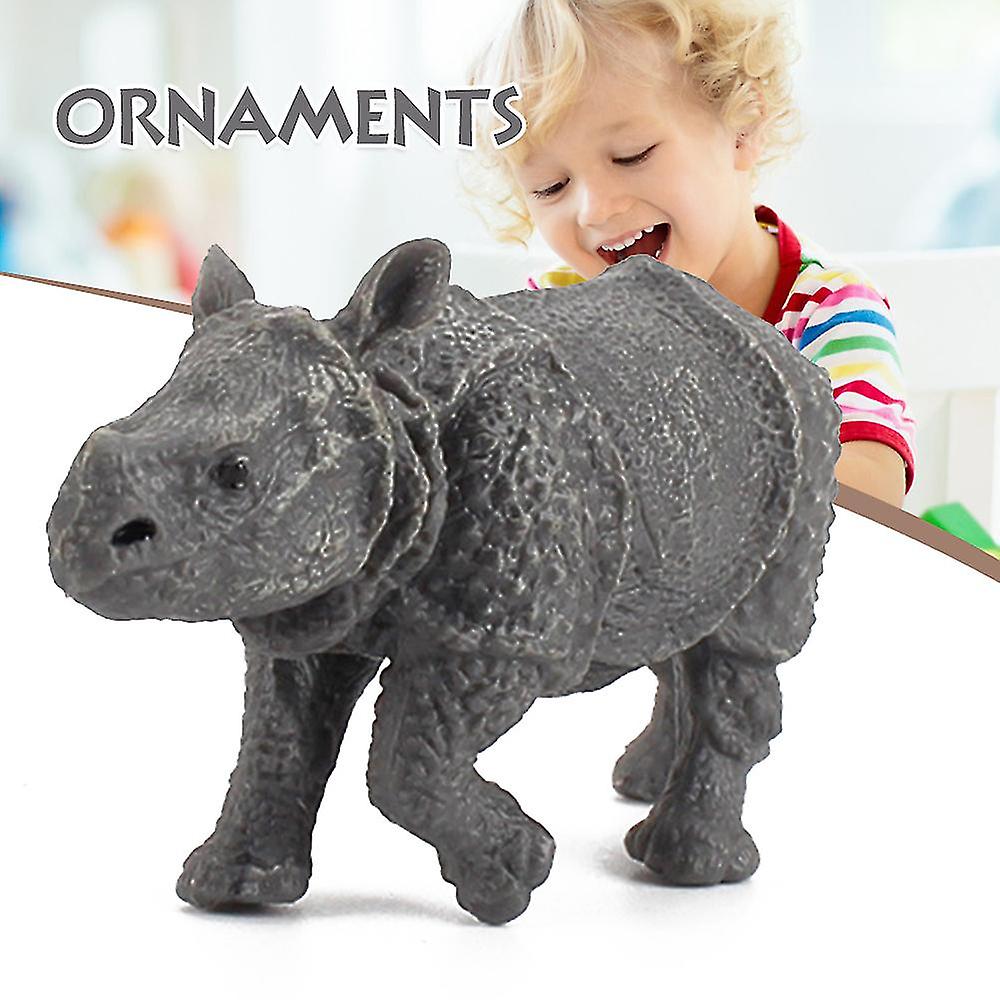 Foto 3 pulgar | Venta Internacional - Figura De Acción De Pvc Macizo Sajy Rhino Con Ornamento Decorativo