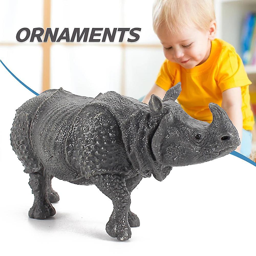 Foto 4 pulgar | Venta Internacional - Figura De Acción De Pvc Macizo Sajy Rhino Con Ornamento Decorativo