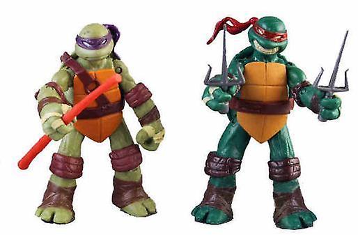 Foto 4 pulgar | Venta Internacional - Figura Teenage Mutant Ninja Turtles, 12 Cm, Paquete De 4