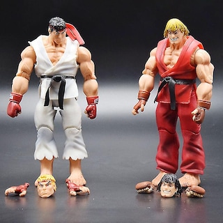 Foto 3 | Venta Internacional - Figura De Acción Sajy Neca Street Fighter Bailong Hongken 17 Cm