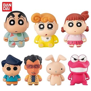 Foto 1 | Venta Internacional - Figura Toy Bandai Crayon Shinchan 7 Unidades/juego De 4 Cm De Pvc