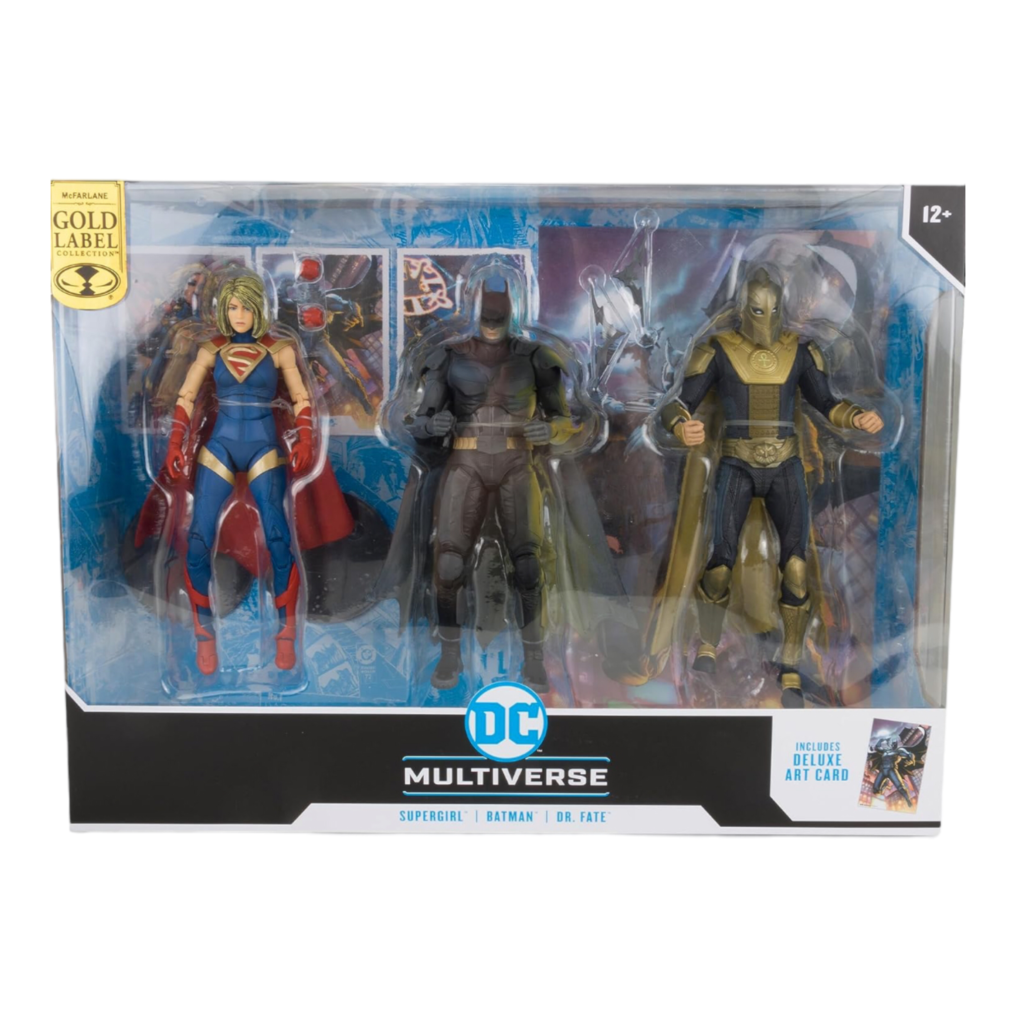 Foto 2 pulgar | Mcfarlane 3 Pack Figuras Batman, Dr. Fate Y Supergirl