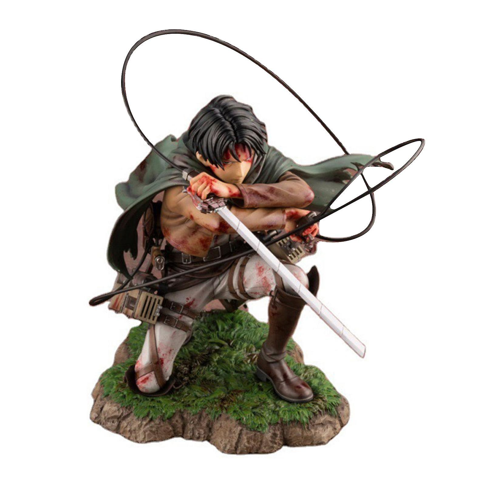 Foto 2 pulgar | Venta Internacional - Figura De Acción Sajy Attack On Titan Levi Ackerman De Pvc De 18 Cm